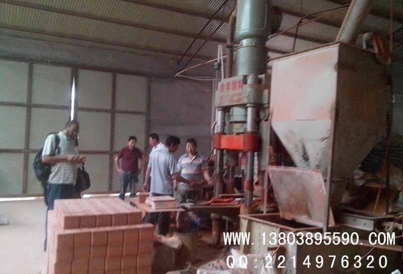 客戶杜甫機械舔鹽磚（zhuān）機 